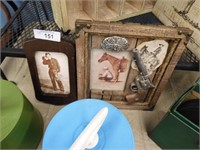 WESTERN DECOR PICTURE FRAMES