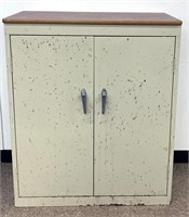 Metal Cabinet w/Formica Top