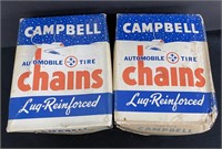 Campbell Tire Chains Two Sets Lug Reinforced