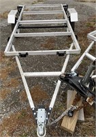 New Ultra-Tow 4' by 8' Folding Aluminum Trailer-#1