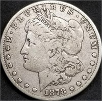 1878-CC US Morgan Carson City Silver Dollar