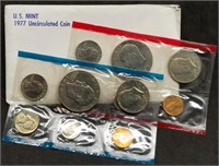 1977 US Mint Double Mint Set in Envelope