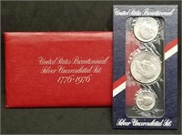 1976 Bicentennial Silver 3-Coin Uncirculated Set