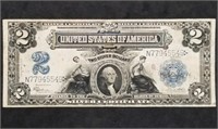 1899 US $2 'Mini Porthole' Silver Certificate