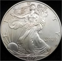 2000 1oz Silver Eagle BU