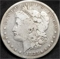1883-S US Morgan Silver Dollar