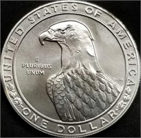 1983-D US Olympics Silver Dollar BU