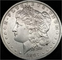 1887-O US Morgan Silver Dollar, Tougher Date