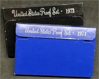 1971 & 1973 US Mint Proof Sets