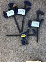 Group: (4) Irwin Quick Grip Clamps