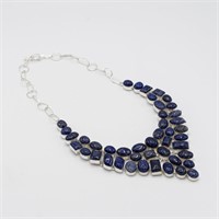 Natural 202ct Blue Lapis Lazuli Necklace
