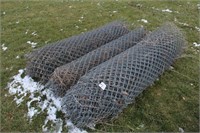 Three Rolls of Chain Link Fence