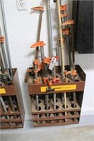 Clamps w/ holder (9)