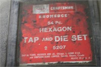 Hexagon Tap and Die Set in Black Case