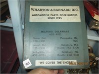 1963 Wharton & Barnes Inc. Auto Book