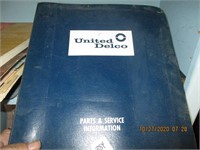 1966 United Delco & 1965 Atlas Service Guide