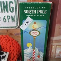NORTH POLE- ENTENDS TO 30"t