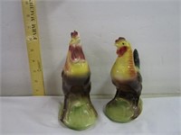 Ceramic Rooster & Hen