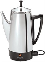 PRESTO 12-CUP STAINLESS STEEL COFFEE MAKER