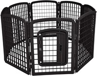 8-PANEL 34" PLASTIC PET PEN