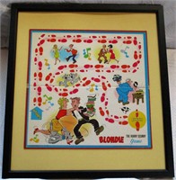 1966 Blondie The Hurry Scurry Board Game Framed