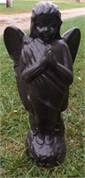 Small Concrete Angel Yard Statue
