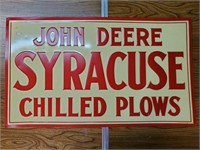 John Deere Syracuse Plow Sign
