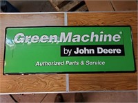 John Deere Green Machine Sign