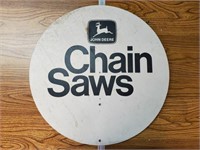 John Deere Chainsaws Sign