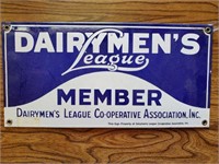 Dairyman's League Sign