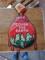 Sherwin Williams "Cover the World" Sign
