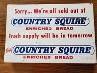Country Squire Bread Sign