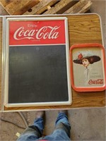 Coca-Cola Chalkboard & Serving Tray