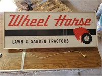 Wheel Horse Lighted Sign
