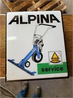 Alpina Lighted Sign