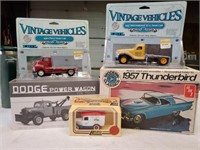(4) toy Trucks, 1 '57 Thunderbird Model