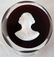 Franklin Mint King Louis XVI Baccarat Paperweight