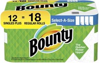 Bounty Select-A-Size Paper Towels, White, 12-Pk