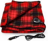 Camco 42804 Red 59" x 43" 12V Heated Blanket