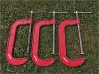 (3) 10" C-Clamps