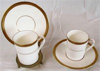 Royal Doulton Royal Gold Cups & Saucers