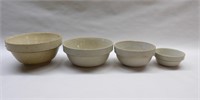 4 Stoneware Bowls