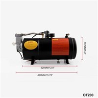 RUIEN 12V AIR COMPRESSOR WITH 3 LITER TANK,