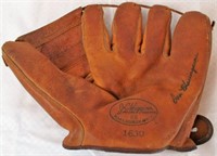1960s Don Blasingame Sears Leather Baseball Glove