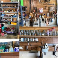 Right Side Garage Tool / Supplies Bundle