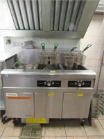 Electric Frymaster Stainless Steel Fryer Station