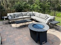9PC SECTIONAL PATIO SET
