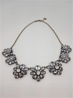 Jeweled Flower Necklace