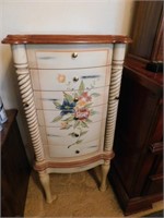 Painted Jewelry Cabinet