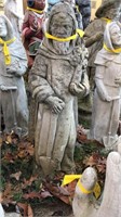 Concrete Saint Francis saint of gardeners, 30"